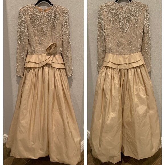 Victoria Royal Ltd Dresses & Skirts - Victoria Royal Ltd. Evening Beaded Vintage Gown-8